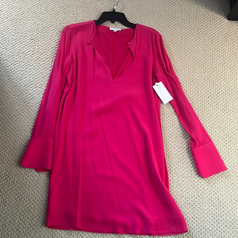 NWT-Equipment pink Shirt Dress